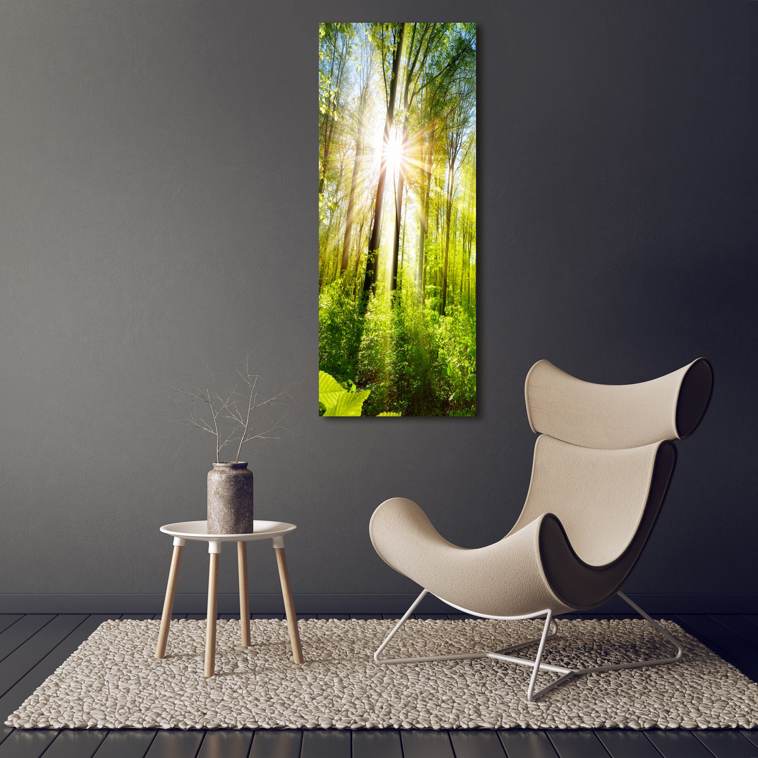Union Rustic Sun in the Forest - Wrapped Canvas Art Prints | Wayfair.co.uk