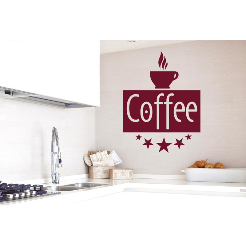 Wall Decal, Burgundy, Large