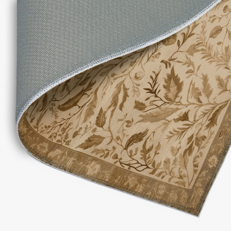 Tapis d'intérieur et d'extérieur brun Nature, Rectangle 4pi x 6 pi