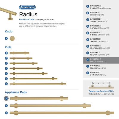 Radius Appliance Pull