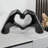 Love Finger Gesture Statue Modern Art Sculpture-735519401
