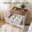 Table de chevet 1 tiroir Modern Farmhouse-130243917
