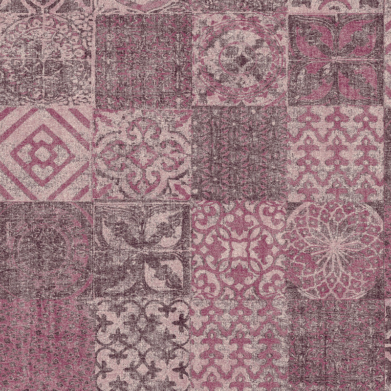 Lunar 10.05m x 53cm Wallpaper Roll, Aubergine