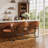 26" Counter Height Bar Stools,Camel PU Leather Black Metal Base-1655200451-1655200450