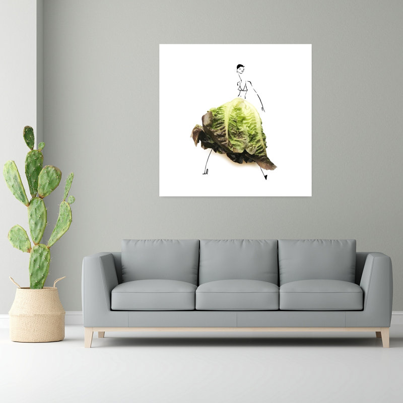 Art mural moderne fantaisiste minimaliste, H 48 po x l 48 po