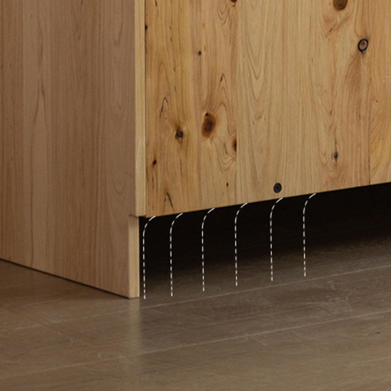 Garde-robe simple de style bois, H 78,74 po x l 53,15 po x P 23,62 po