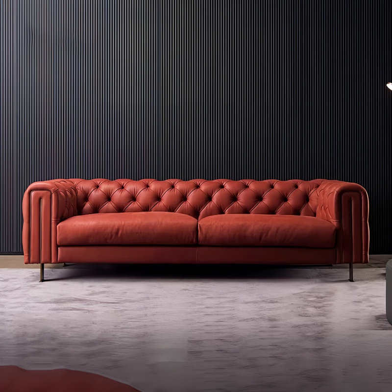 Canapé droit classique Mid-Century