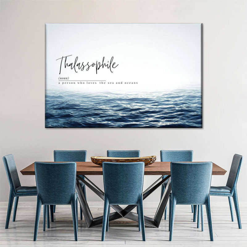Impression sur toile, "Thalassophile", H 34 po x l 51 po x P 1,25 po