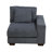 Corduroy Double Armrests Living Room 2-piece Sofa-471080895