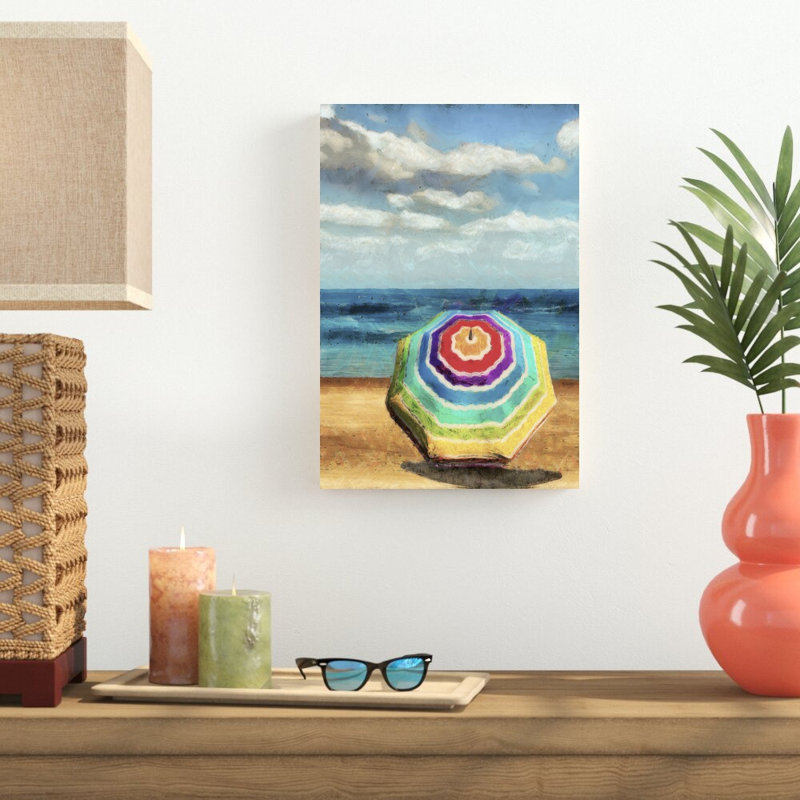 Parasol de plage I, H 18 po x l 12 po