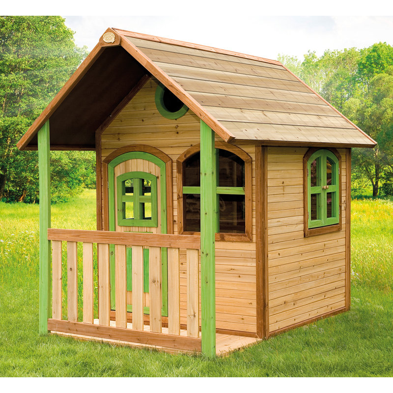 AXI 118cm W x 172cm D Outdoor Hemlock Wood Playhouse