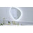 30'' H X 32'' W Wall Mounted Back Light Bathroom Frameless Drop Shape LED Mirror With Anti- Fog And Memory Function