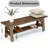 Solid Wood Entryway Shoe Bench