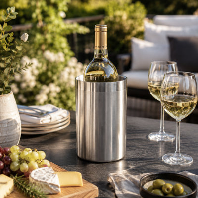 Oggi Barware Stainless Steel Wine Chiller