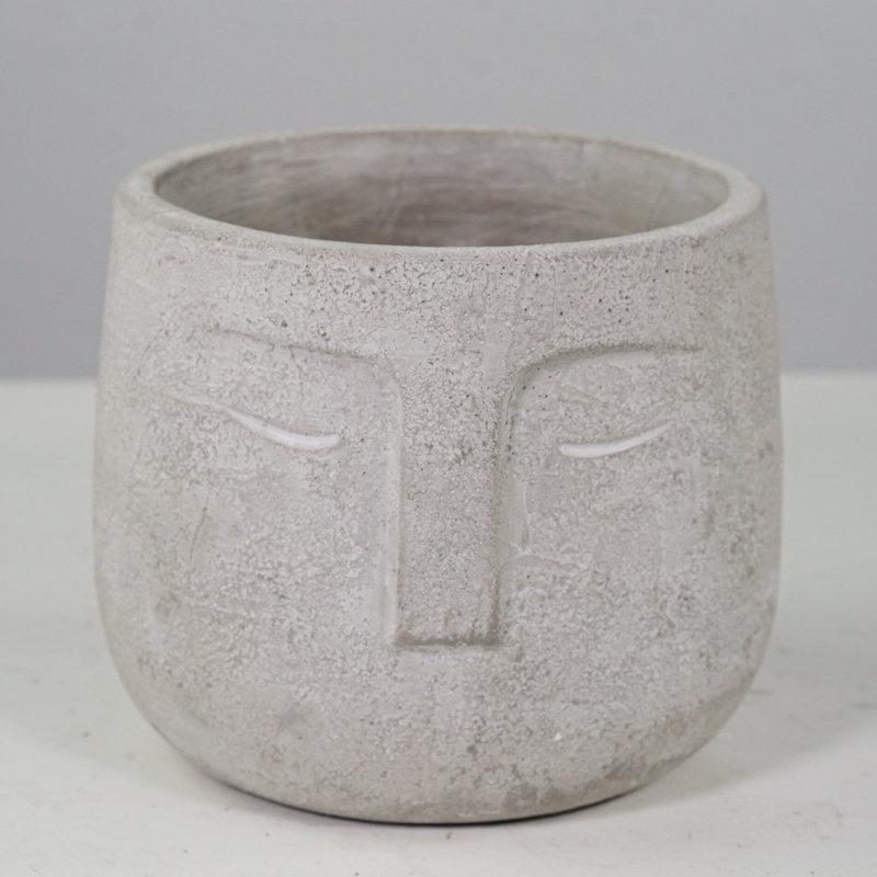 Cement Face Planter