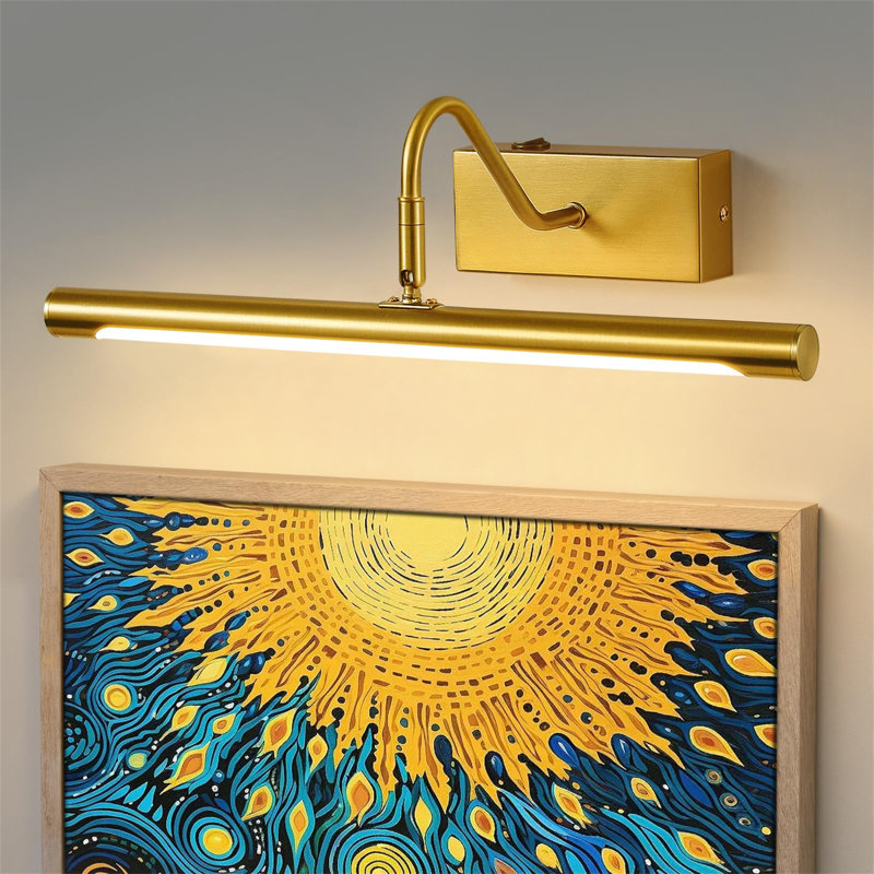 Dimmable LED Wall Mount Picture Light, Rose Gold