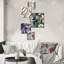 Jordan - Ensemble d'art mural abstrait de 5