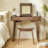 Simple modern solid wood clamshell Makeup Vanity