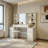 Makeup Vanity Desk with Mirror and Adjustable Lights, Large Table with 8 Drawers & Open Shelves, Perfect for Bedrooms and Girls
