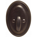 #14 Style Single Sided Deadbolt Flat Black Bronze Finish