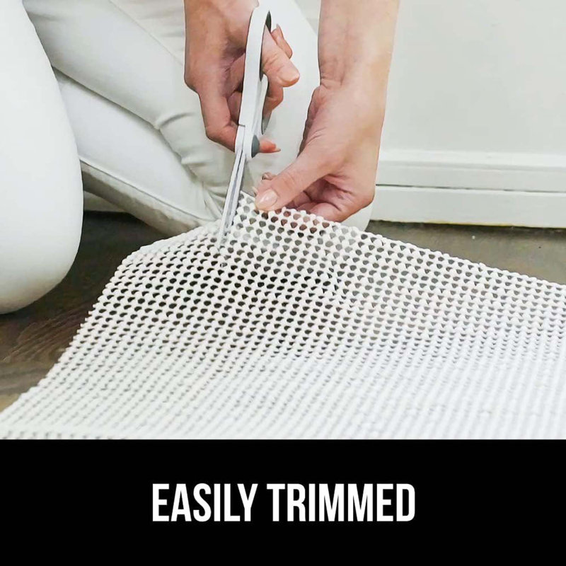 Grips Keep Area Rugs Safe And In Place, Thick Slip And Skid Resistant Pads For Hard Floors Under Carpet Mat Cushion And Hardwood Floor Protection
