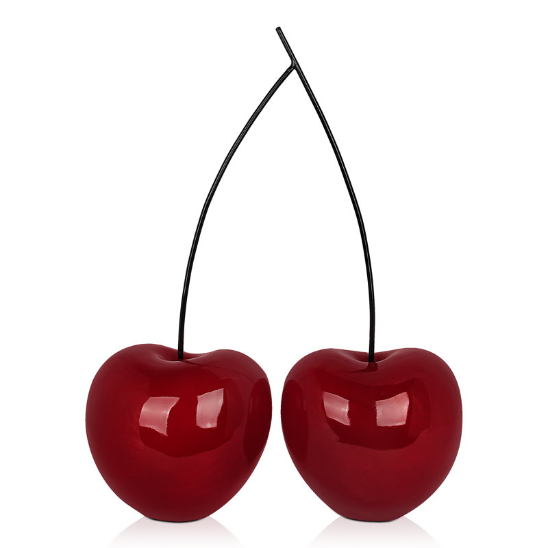 Food & Beverage Figurines & Sculptures, Red/Black, 68cm H x 53cm W x 24cm D