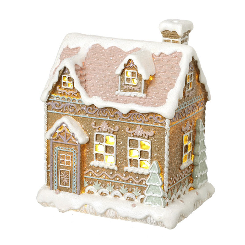 Light Up Gingerbread House Ornament