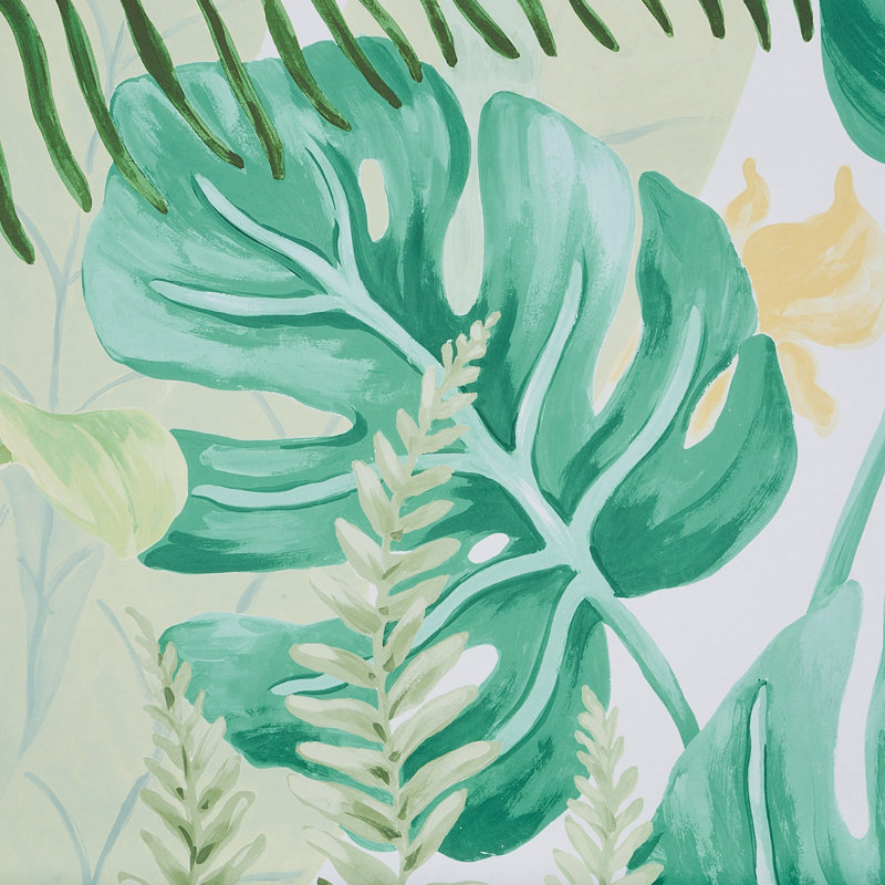 Ensemble de grands panneaux tropicaux