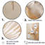 Minimalisme beige et colombe dorée II sur toile-312397960-312397969