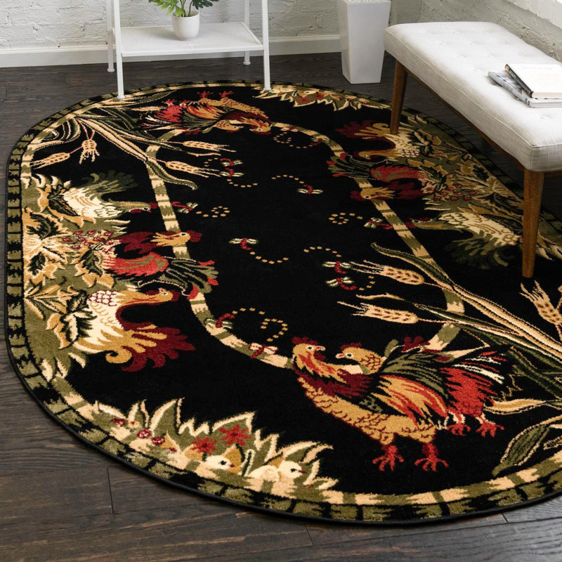 Andersonville Floral Indoor Rug, Round 7'10" Duplicate