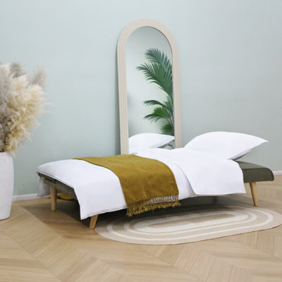 3 Seater Linen Sofa Bed