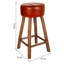 Barasinga Upholstered Counter Stool with Solid Wood Frame