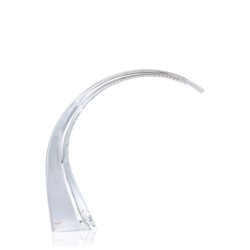 Lampe de table DEL Taj, 12.6'' H X 12.2'' W X 3.74'' D, Cristal