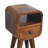 Extra Mini Oakish Curve Open Slot Bedside-2103458163