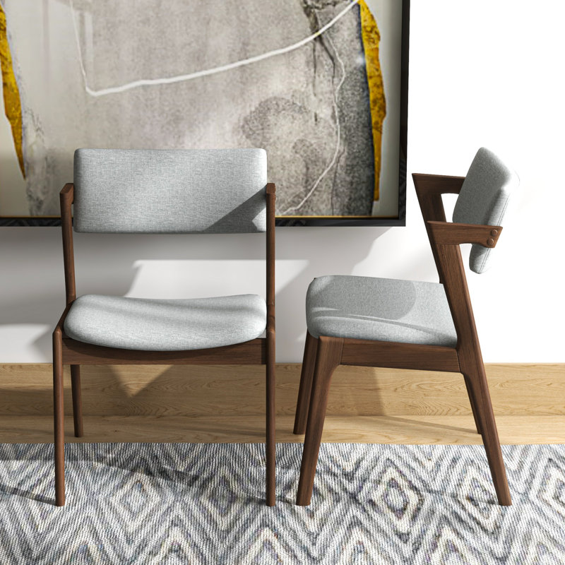 Chaise d'appoint Aliasa, Gris clair
