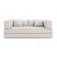 Grand canapé-lit convertible 5 en 1 de 78,7 po, canapé-lit sans assemblage sans outils, canapé sans cadre moderne sans cadre, canapé en velours côtelé lavable, surdimensionné pour les petits espaces, 2 coussins inclus, beige-457924630