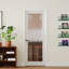 Intérieur 1 panneau de porte en verre givré avec porte à garde-manger avec panneau à noyau solide-124323851-124323854