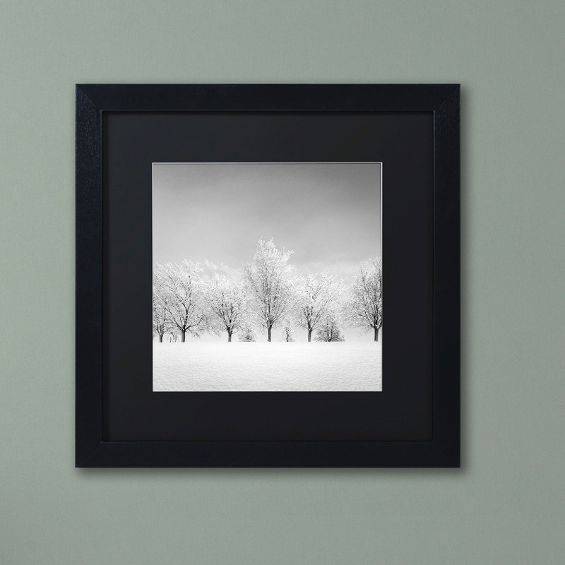 « ice orage », reproduction de photo encadrée, H 11 po x l 14 po x P 0,5 po