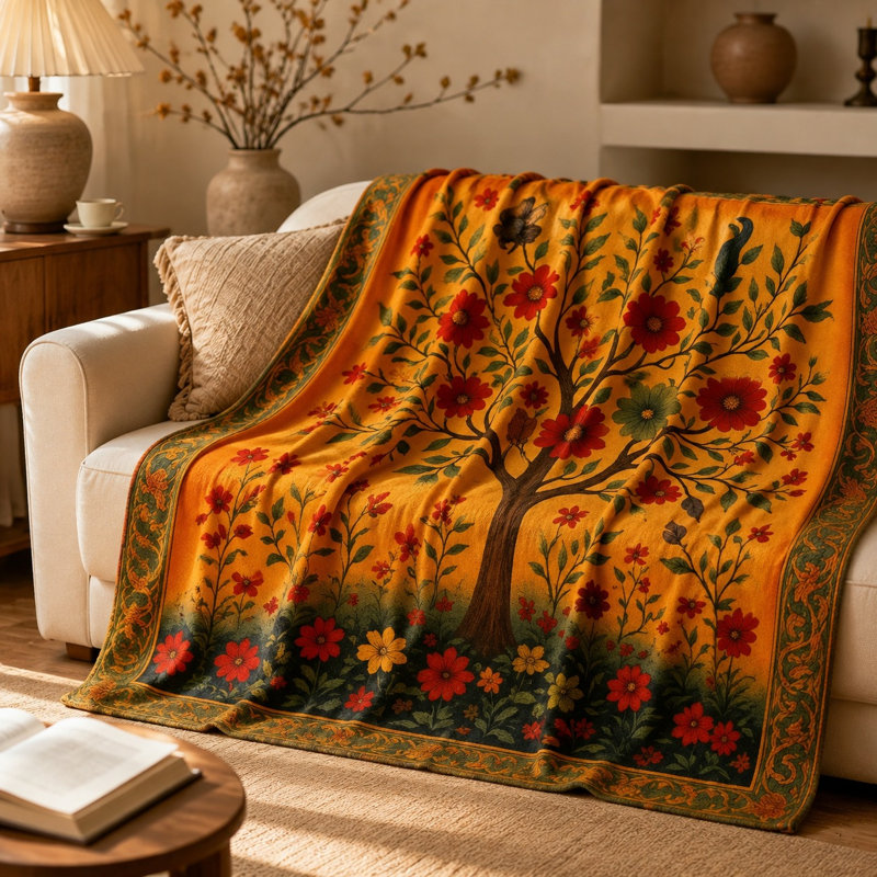 Jeté en flanelle Cozy Cozy, L 80 po x l 60 po