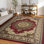Tapis oriental rouge Clarence