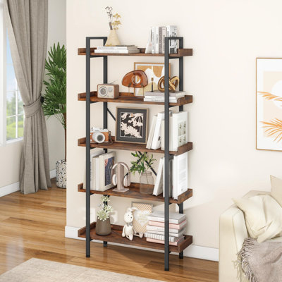 Bhavina 175 cm H x 92 cm W Standard Bookcase
