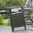 Metal Grill Carts Outdoor with Storage and Wheels-88558127