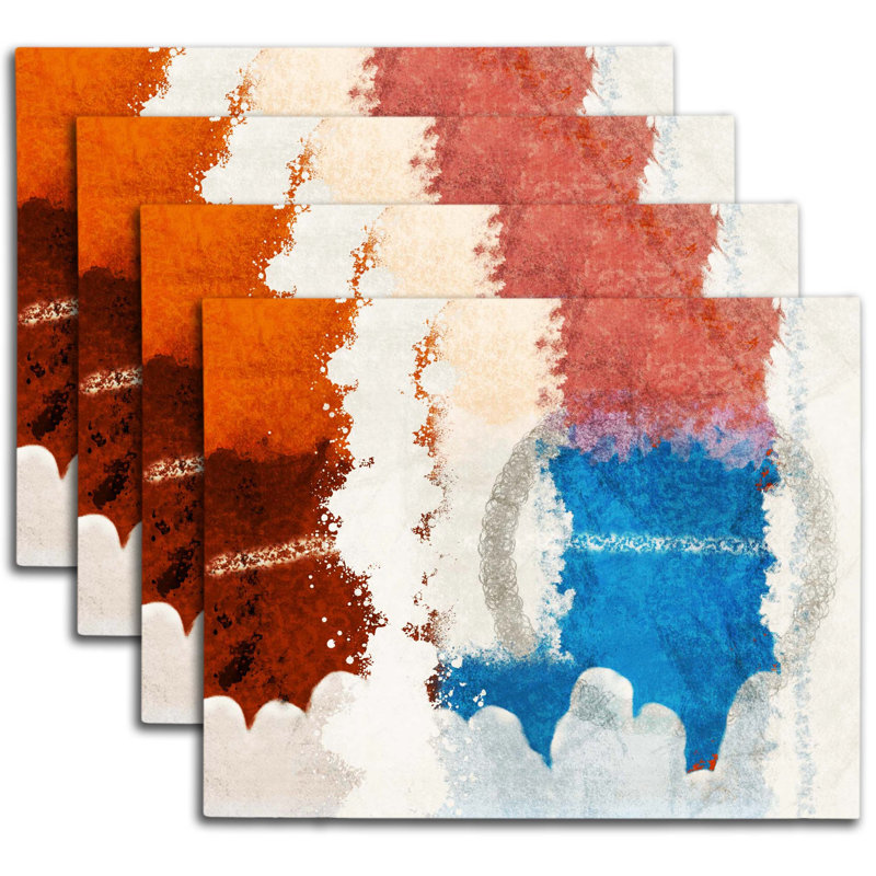 Napperon abstrait en polyester