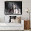 Portrait d'un cheval noir et blanc en gros plan I - Peinture sur toile-67391213-67391219