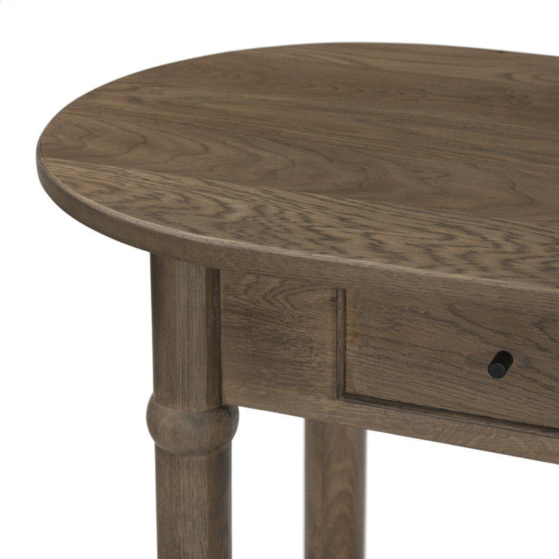 Charnes Console Table, Warm Natural Oak
