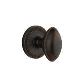 Grandeur Newport Rosette Single Dummy with Eden Prairie Door Knob