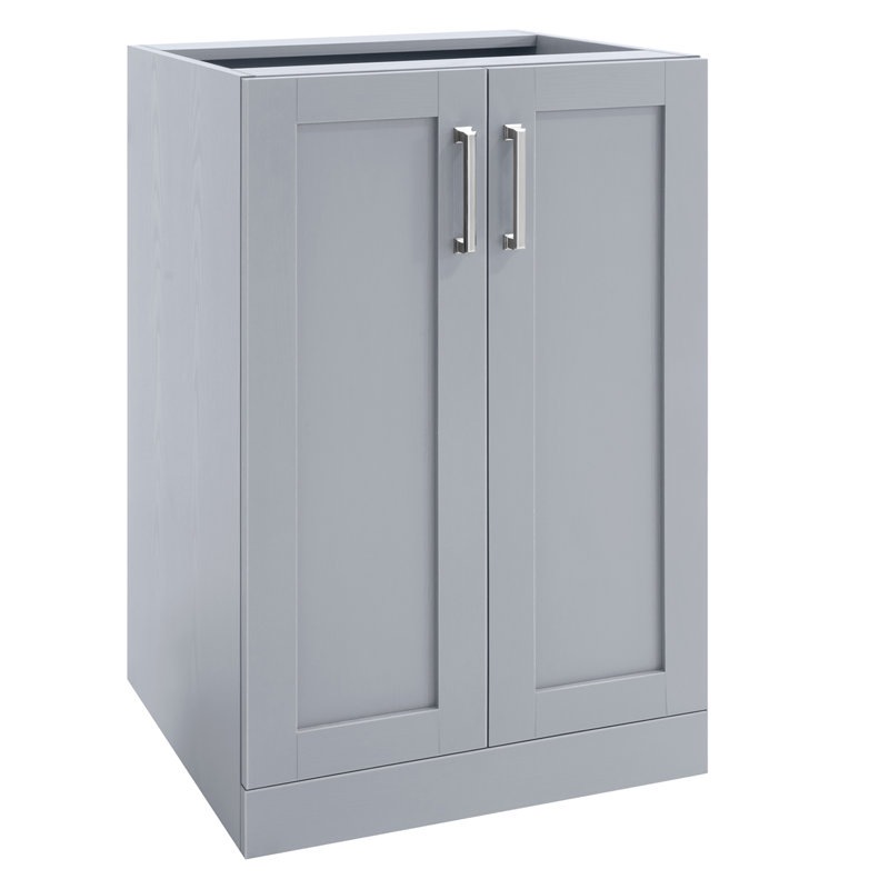 Home Bar 2 Door Accent Cabinet, Gray