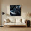 Art abstrait abstrait en métal gris 10-479449731