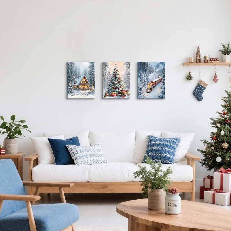 3 Piece Wrapped Canvas Print