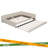 Upholstered Platform Bed With USB-833912541